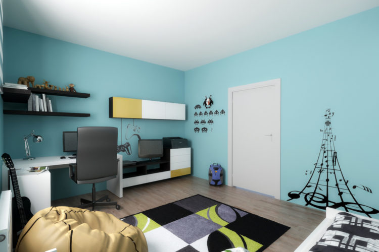 Bytový design – Ikea studentský pokoj