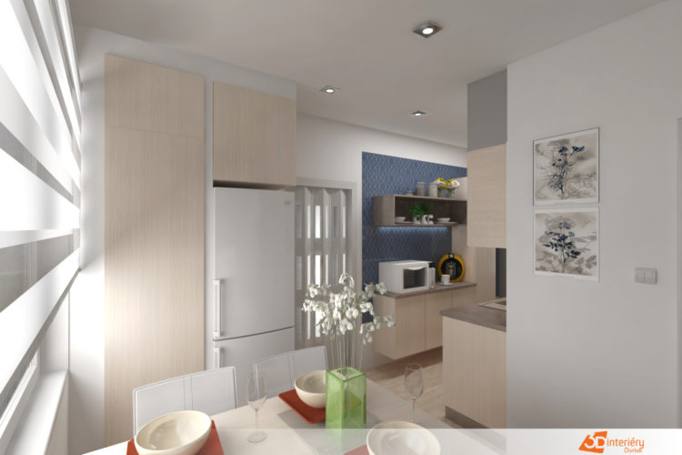 Bytový designér – rekonstrukce bytu Třebíč