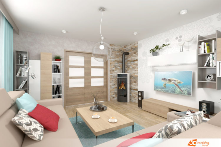 Bytový designer – obývací  pokoj Jihlava