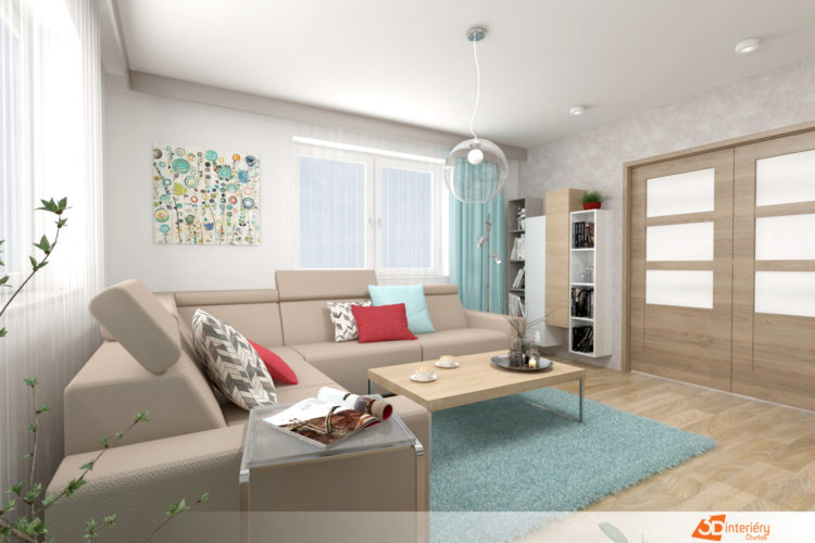 Bytový designer – obývací  pokoj Jihlava