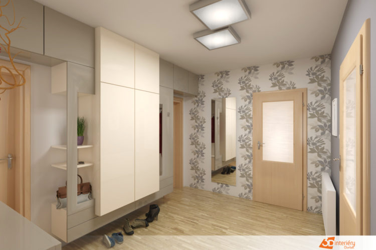 Návrh moderní předsíně – Přibyslav