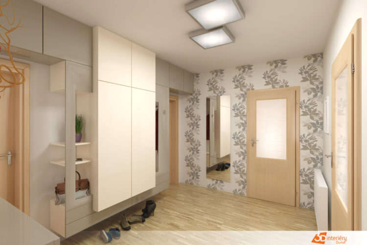 Návrh moderní předsíně – Přibyslav