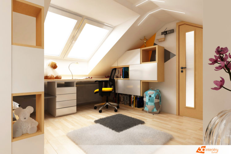 Designer – bytový pokoj pro teenagera Praha 3