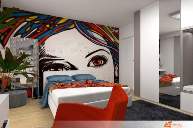 Graffiti – pokoj pro 12 letého teenagera