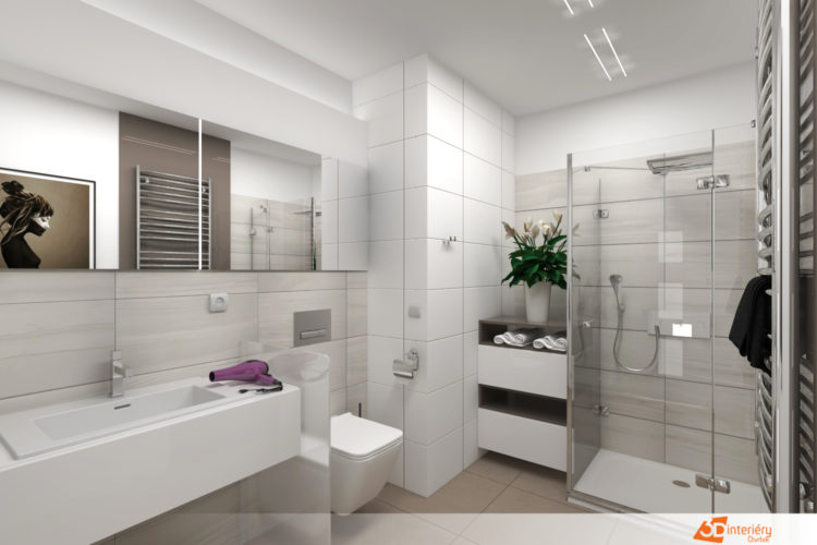 Rekonstrukce koupelny – architekt Brno