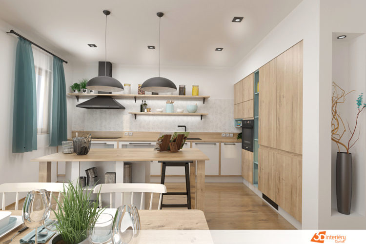 Moderní kuchyně s vůní venkova – hygge styl Praha