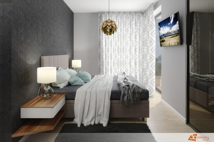 Inspirace – ložnice s TV