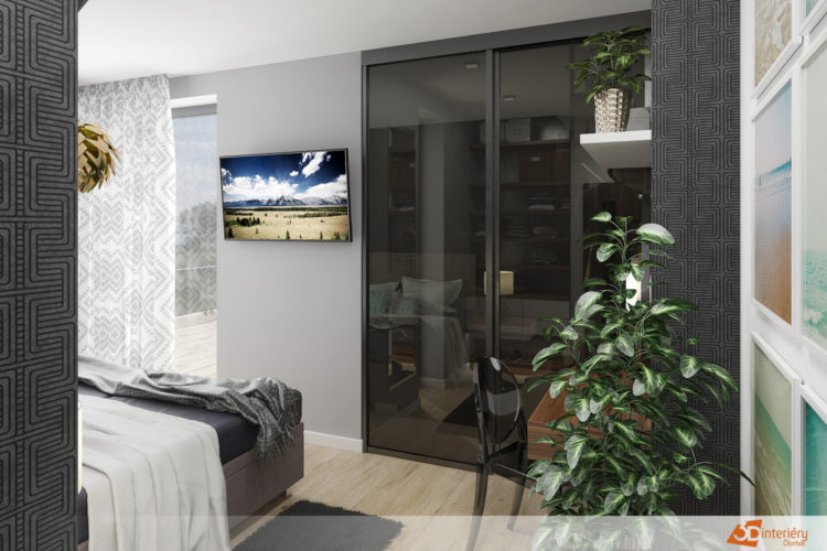 Inspirace – ložnice s TV