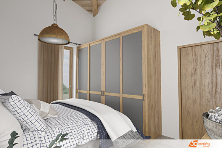 Designový interiér ložnice