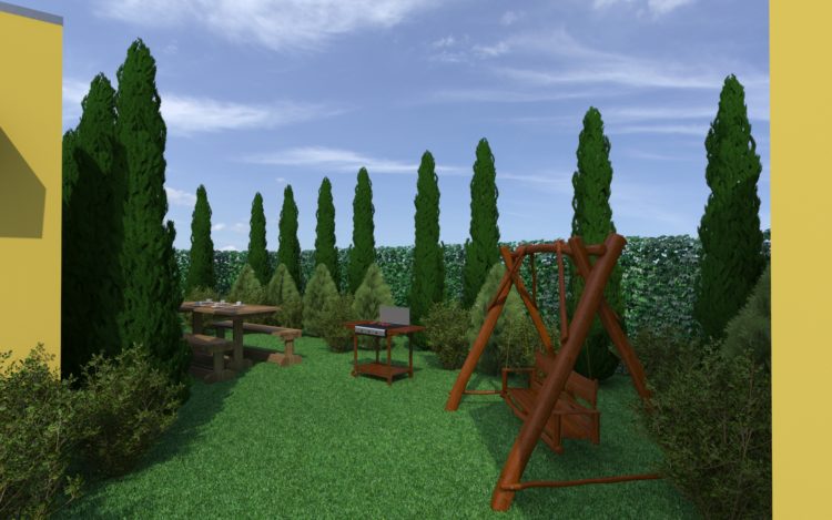 3D zahrada i online