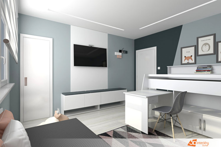Interiér novostavby – architekt Slaný