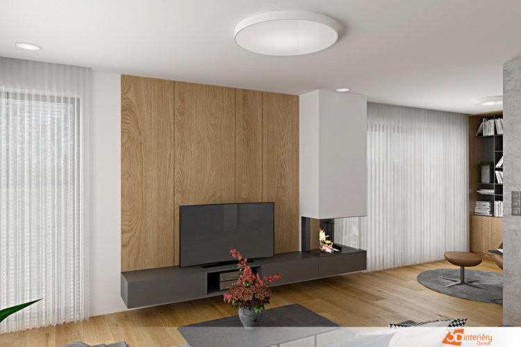 Interiér domu – architektka Vysočina