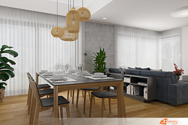 Interiér domu – architektka Vysočina