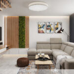 1- Obyvaci pokoj a pracovna – 01