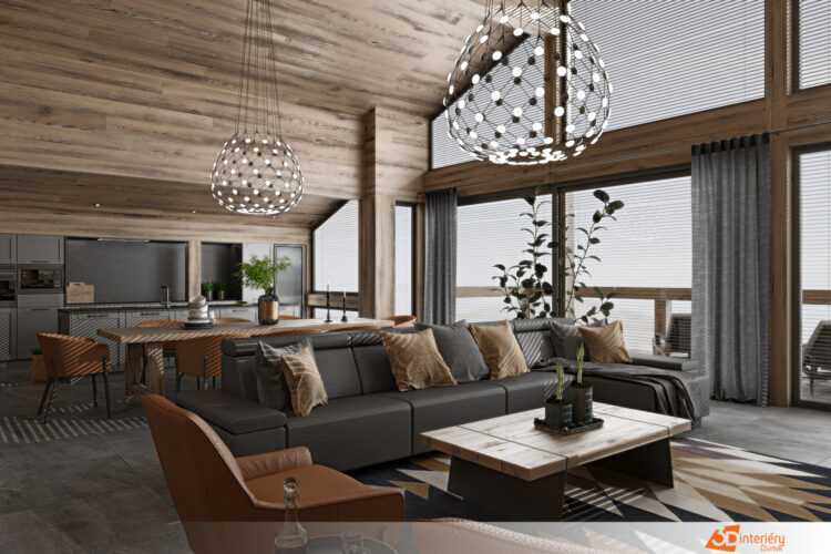 Horská chata v alpském stylu – chalet