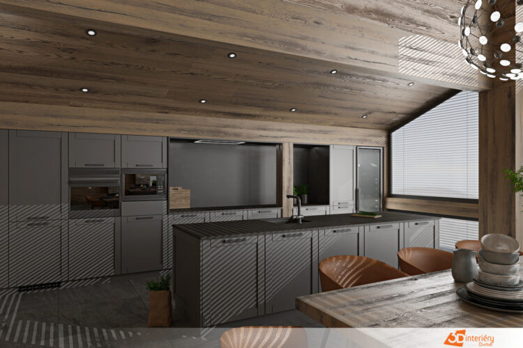 Horská chata v alpském stylu – chalet