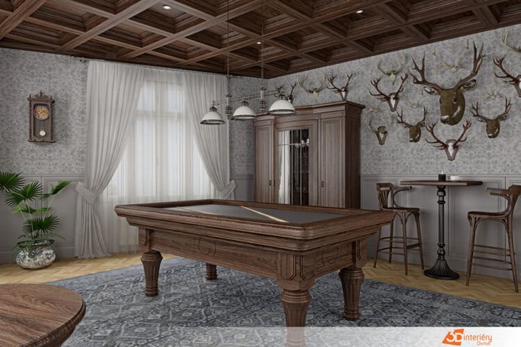 Design loveckého interiéru