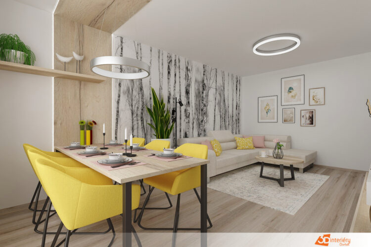Designový obývák – bytovka