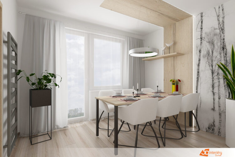 Designový obývák – bytovka
