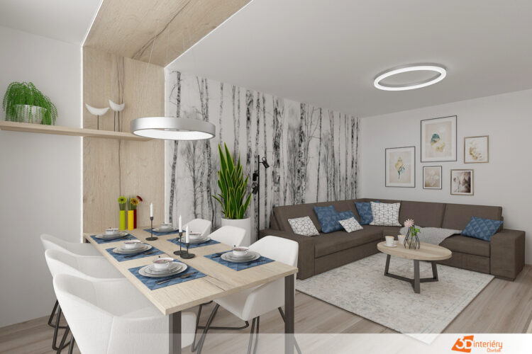 Designový obývák – bytovka