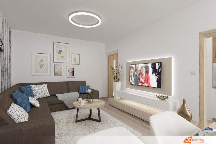 Designový obývák – bytovka