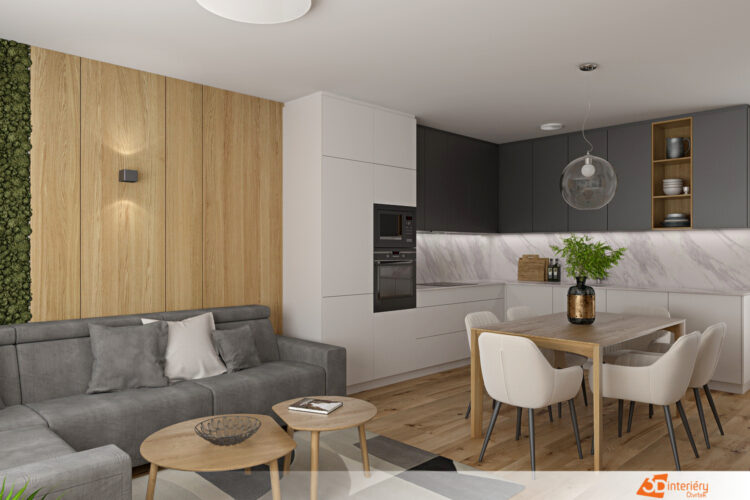 Apartmán design – kuchyně architektky