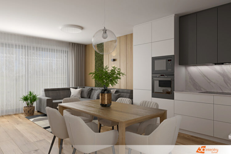 Apartmán design – kuchyně architektky