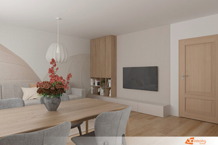 Bytový design – obývák Brandýs nad Labem