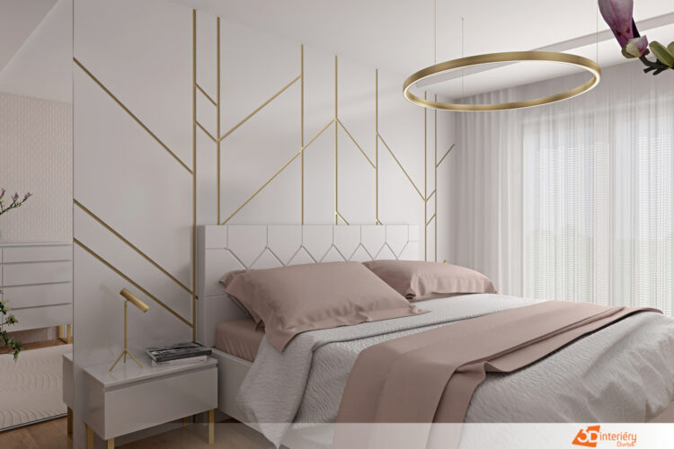 Designový interiér ložnice