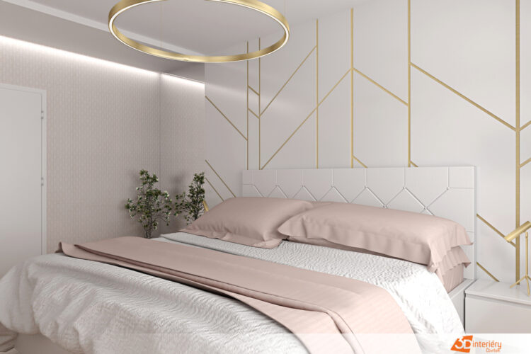 Designový interiér ložnice