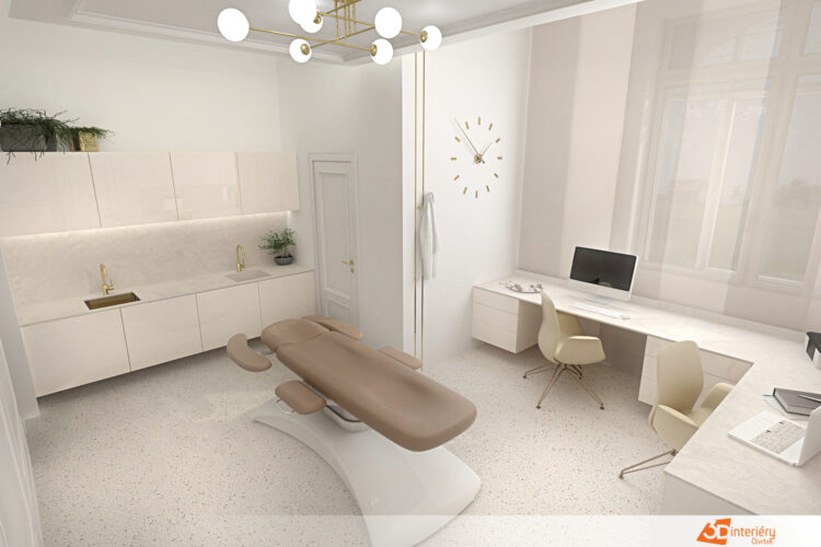 Ordinace praktického lékaře od designerky