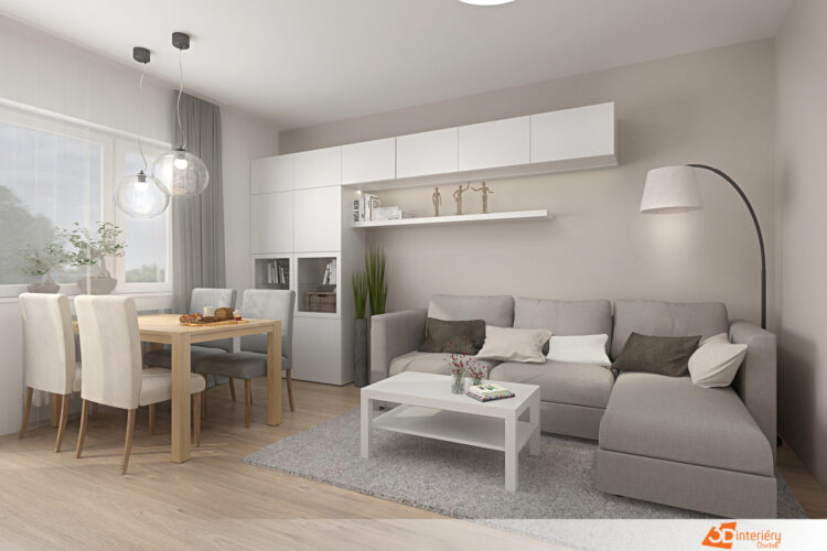 Design kuchyně a obývacího pokoje – Ikea