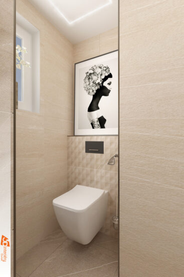Design interiéru koupelny