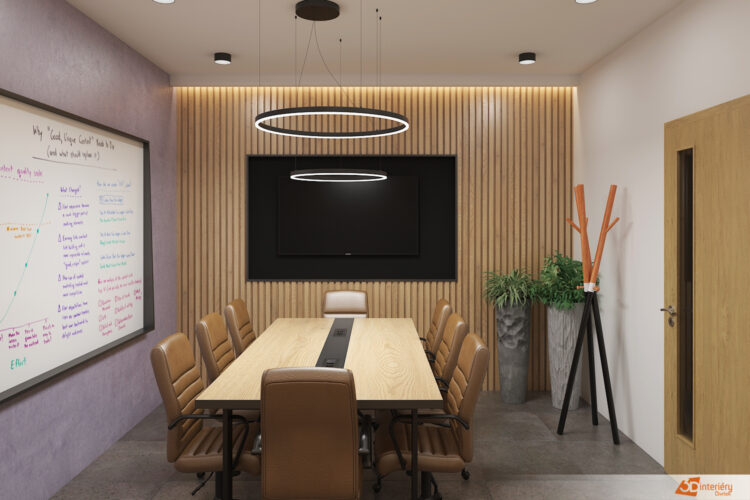 Design zasedačky pro firmu Viola – za Prahou