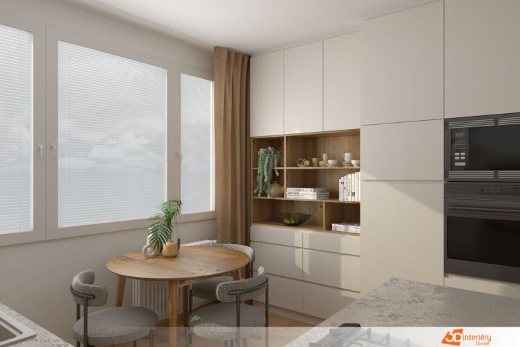 Zrekonstruovaný design bytu 2+1