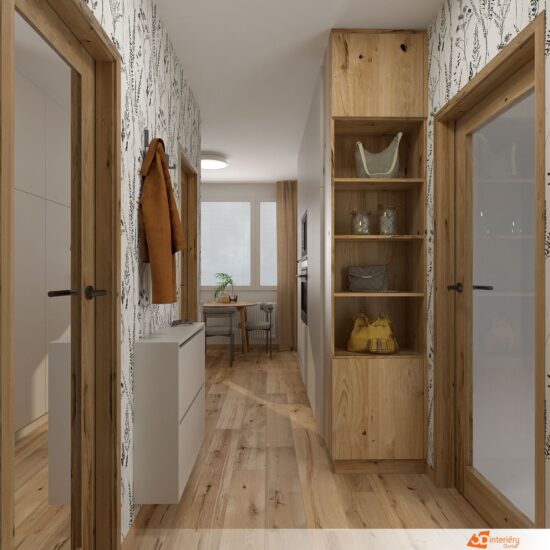 Zrekonstruovaný design bytu 2+1