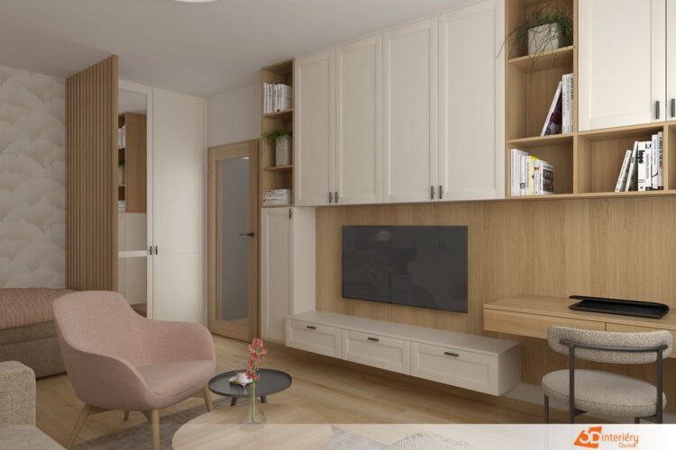 Zrekonstruovaný design bytu 2+1