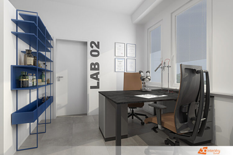 Interiér laboratoře – zubní