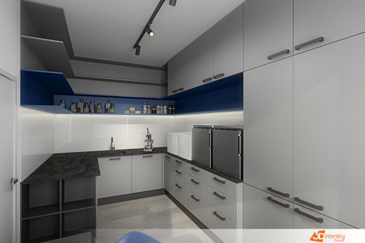 Interiér laboratoře – zubní