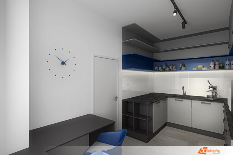 Interiér laboratoře – zubní
