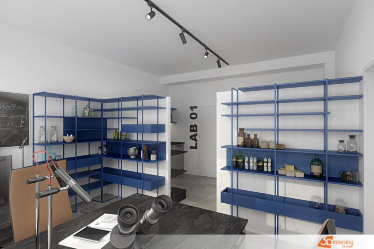 Interiér laboratoře – zubní
