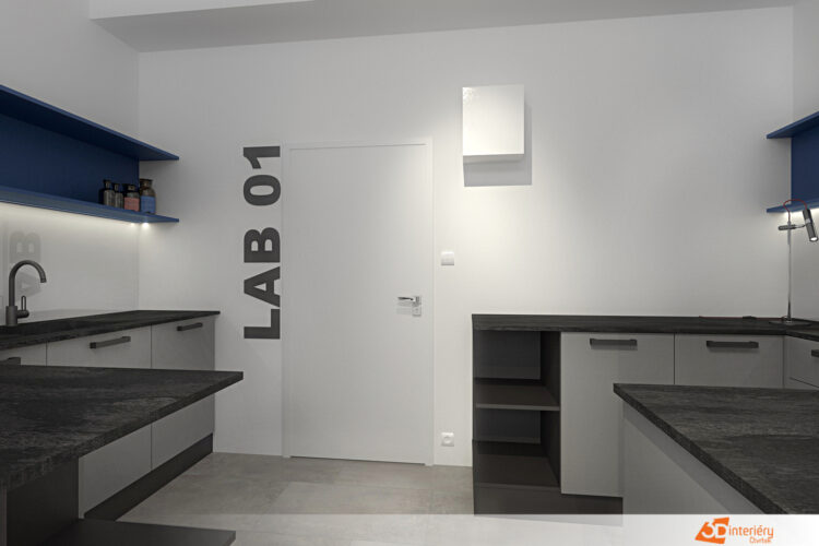 Interiér laboratoře – zubní