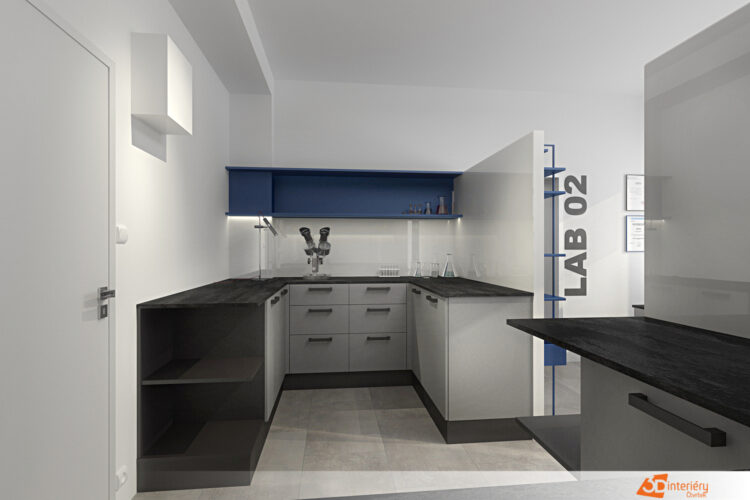Interiér laboratoře – zubní
