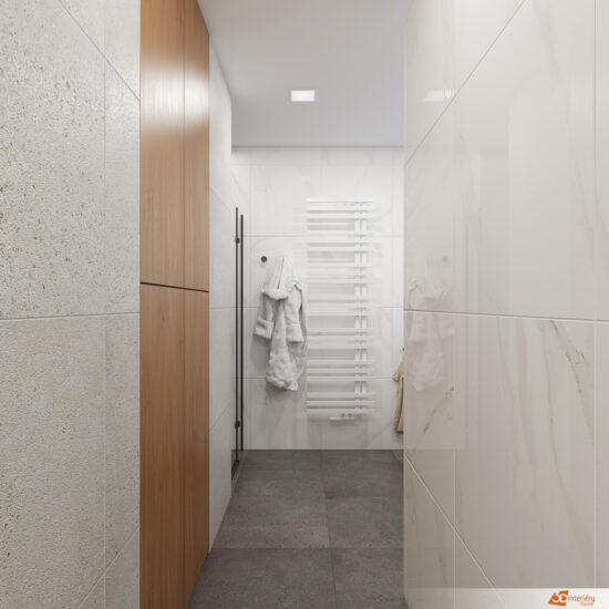 Fialové nebo zelené koupelnové doplňky