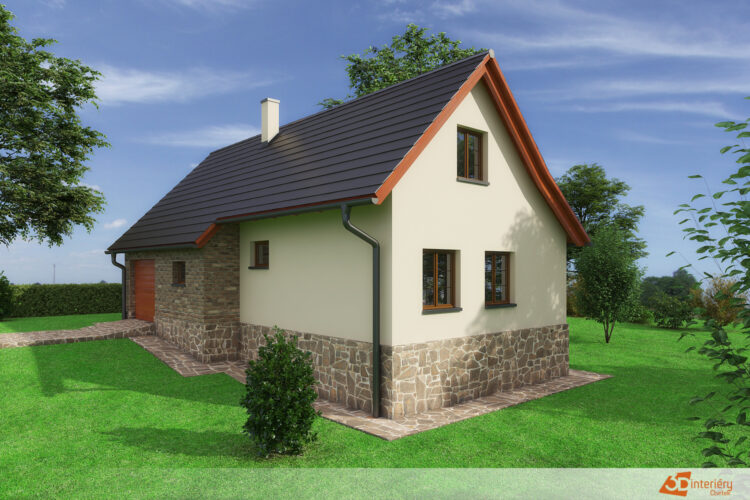 Návrh exteriéru chalupy