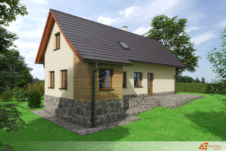 Návrh exteriéru chalupy