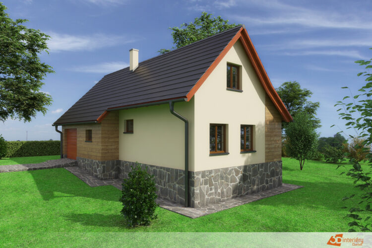 Návrh exteriéru chalupy