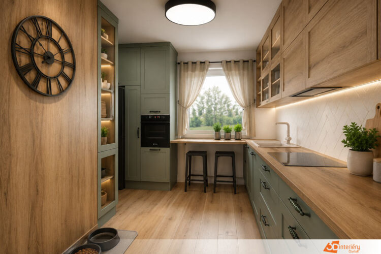 Kuchyně v moderním rustikálním stylu – Modern Farmhouse Jihlava