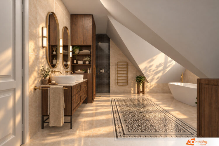 Moderní podkroví v Art Deco / Contemporary Classic